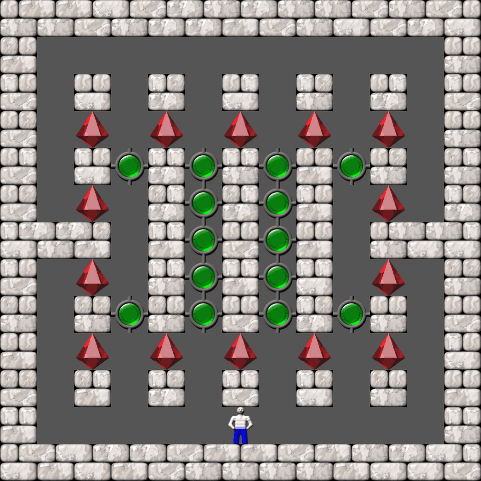 Сокобан Cubes & Tubes уровень 10